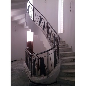 Ringhiera in ferro per scala